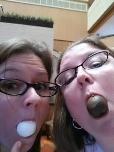 CallieBear and I like balls in our mouths....