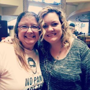 Me and Colleen Hoover...scary creeper smile included