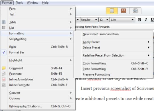 Scriv New Preset