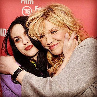 Courtney Love and Frances Bean
