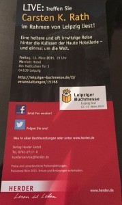 Carsten K. Rath - Leipziger Buchmesse 2015
