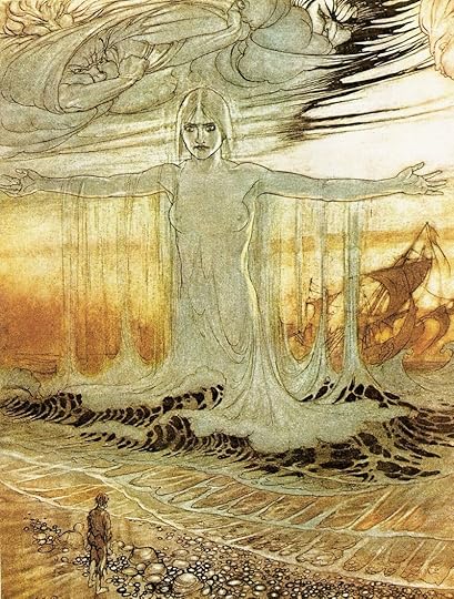 The Shipwrecked Man by Arthur Rackham