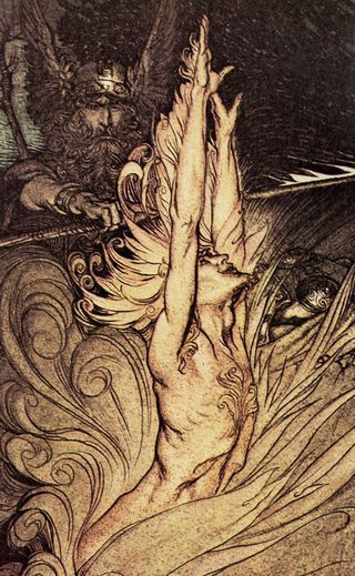 Appear Flickering Fire by Arthur Rackham<br />