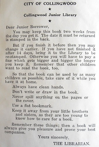 'Junior Borrower' letter