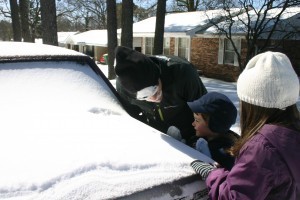 My husband, Dwight, doing a 