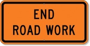 end road work