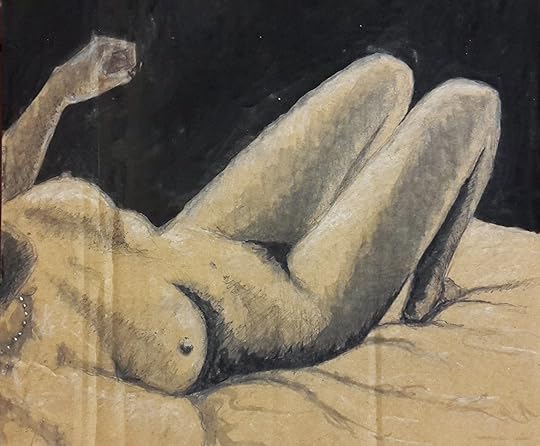 Tabitha Rayne - The Pearl Necklace and the Motel Room - painting