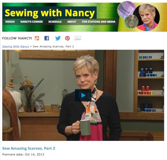 Sewing With Nancy Sew Amazing Scarves