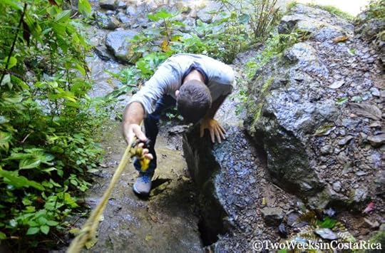 Climbing down to San Gerardo Waterfall | Two Weeks in Costa Rica