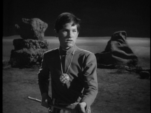 Kurt Russell in the Lost in Space episode The Challenge