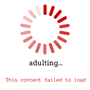 Blog adulting
