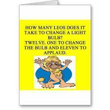 Modesty, Leo-style...