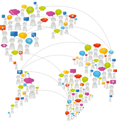 speech-bubbles-world-map-vector-306917