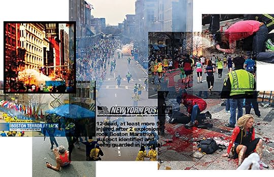 (Photo: Dan Lampariello/Reuters (Blast, Close-up); The Daily Free Press/Kenshin Okubo/AP Images (Ripped Pants); John Tlumacki/The Boston Globe via Getty Images (Blood); John Tlumacki/The Boston Globe via Getty Images (Fallen Runner); David L. Ryan/The Boston Globe via Getty Images (Blast, Pulled Back))
