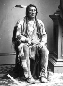 This might be Chief Lean Bear, who was killed at Sand Creek.