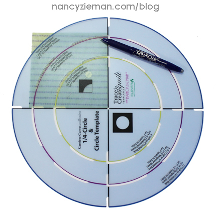 Nancy Zieman | March 2015 Block of the Month | Scrappy Quarter Circle