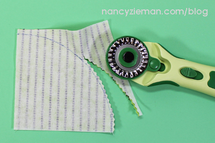 Nancy Zieman | March 2015 Block of the Month | Scrappy Quarter Circle