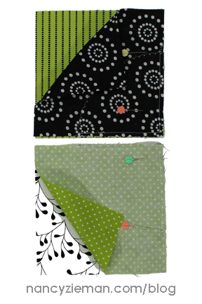 Nancy Zieman | March 2015 Block of the Month | Scrappy Quarter Circle