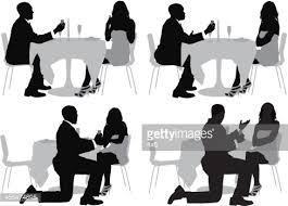 woman at table too