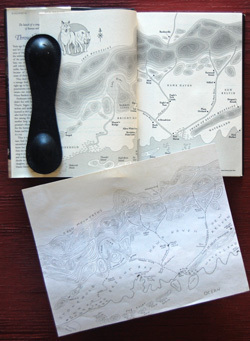 Maps with Contour LInes