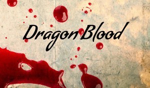 Blood on vintage paper