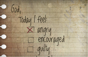 angry with God A