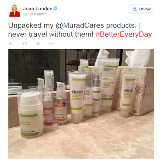 Joan Lunden's Murad Regimen