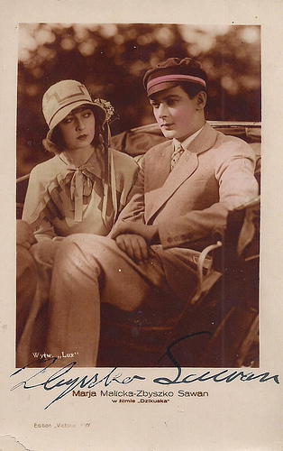 Marja Malicka and Zbyszko Sawan in Dzikuska (1928)