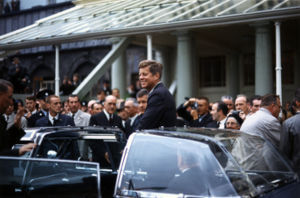 President John F. Kennedy in Ireland.