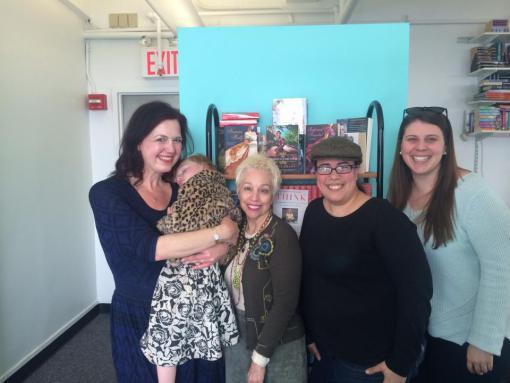 With the wonderful team at Nancy Yost Literary Agency, Nancy, Adrienne Rosado, and Sarah Younger