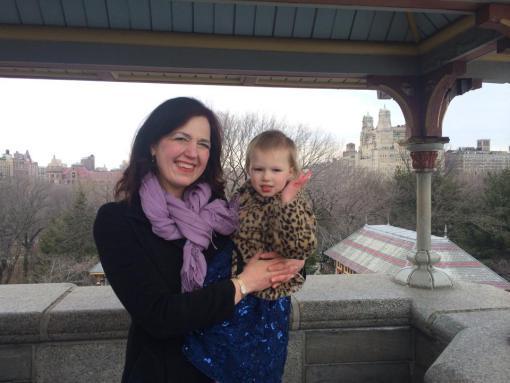 We had time for another visit to the park before lunch on our last day in the city and M��lanie asked to go back to the castle 