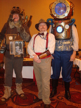 Brett King, Travis Sivart, and Mike Seals as the Aquanaut