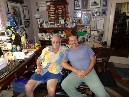 The next day in Lexington with Erik Reece and Ed McClanahan. Ed was not just a Stegner fellow and a Merry Prankster, but was WS's officemate.