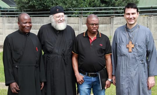 Fr Athanasius Akunda, Deacon Stephen Hayes, Simon Shabangu, Fr Elias Palmos, 23 March 2015