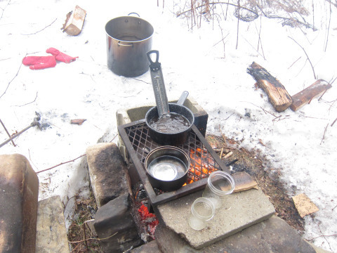 Rye's sugaring rig, circa '14