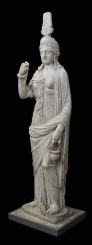 A Greco-Egyptian Isis from the Alexandrian suburb of Ras el-Soda, with most of the attributes