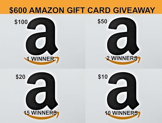 600 Amazon GC Giveaway