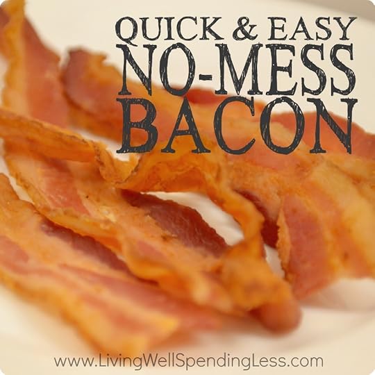 No Mess Bacon Square