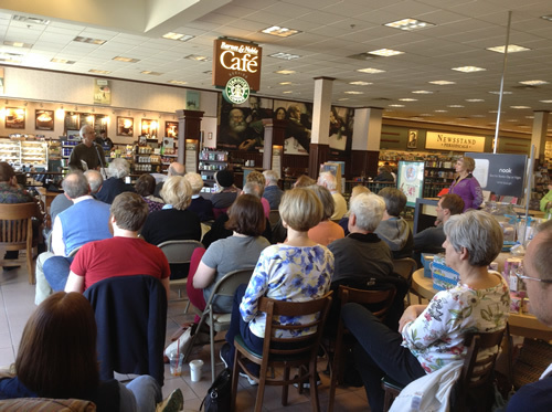 photo from Ed Davis reading at Barnes & Noble