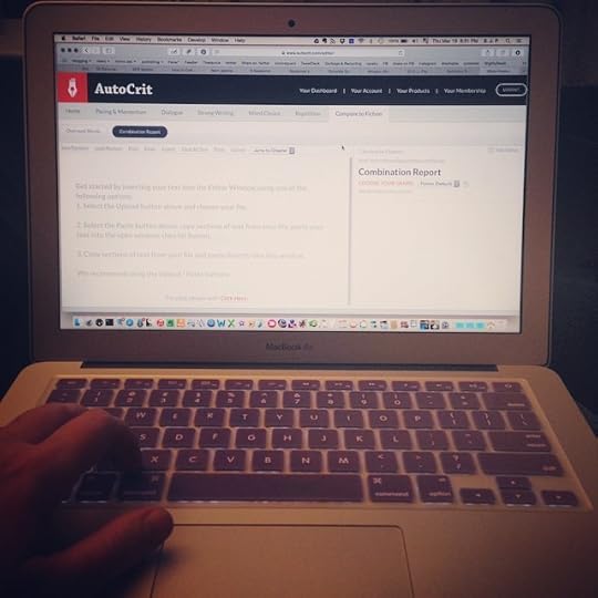 It's a night for copy edits. Just me and Autocrit. #dailyphoto #ig2015 #365days #amediting