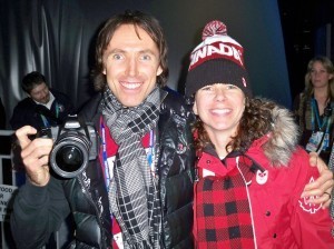 Was pretty happy to say hi to Steve behind the scene at the Vancouver 2010 Opening Ceremony. Later he would be one of final 4 who would light the Olympic Cauldron
