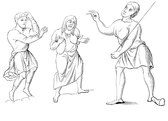 Costumes of slaves or serfs