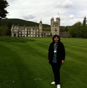 Author Carrie Turansky at Balmoral Castle, Scotland