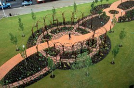 Dialog can intersect and circle around, like this path in King's County (Washington)