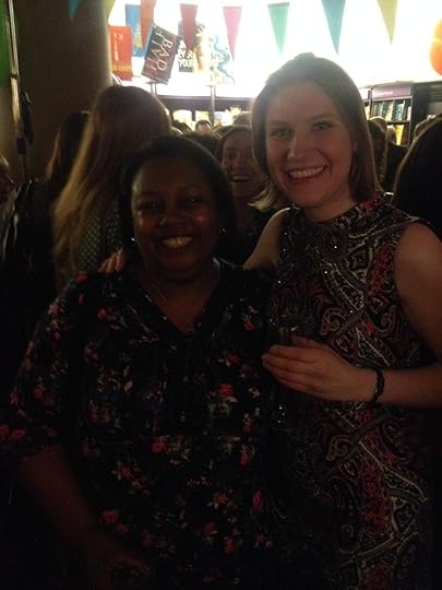 A most exciting meeting - me and Malorie Blackman!