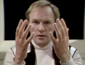 Julian Glover as Avon in Blakes 7