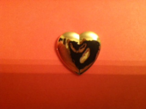 Golden Heart Pin