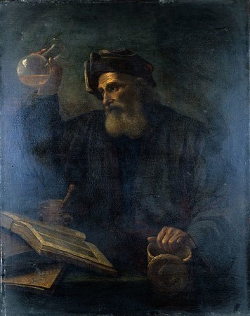 A_physician_examining_a_urine_flask_Wellcome_L0018047