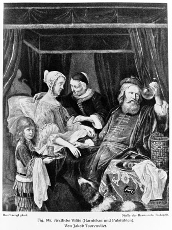 Toorenvliet;_uroscopy_scene_(Budapest)._Wellcome_M0018404
