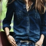 Denim shirt, denim jeans
